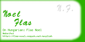 noel flas business card